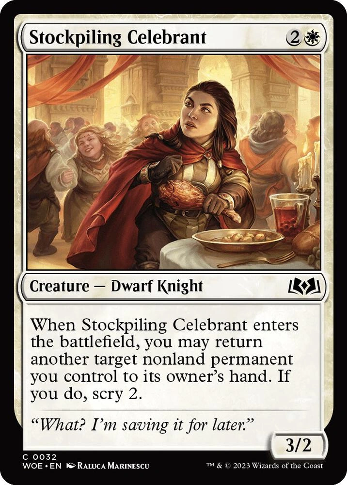 Stockpiling Celebrant Foil