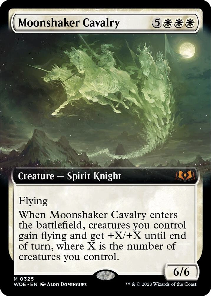 Moonshaker Cavalry (Extended Art) Foil