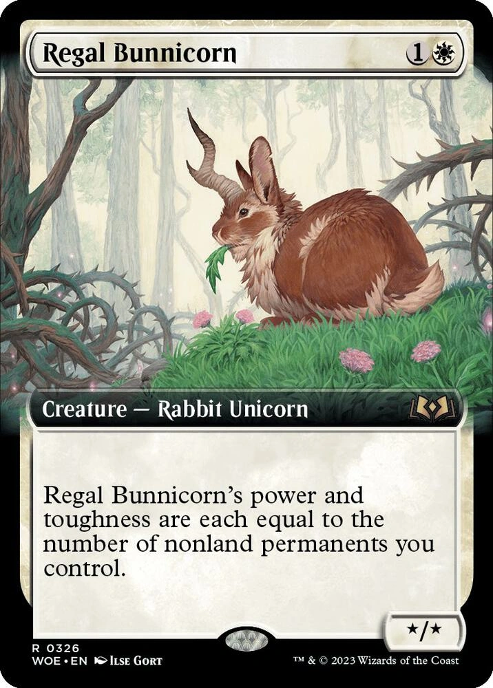 Regal Bunnicorn (Extended Art) Foil