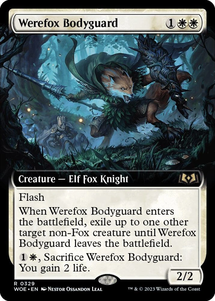 Werefox Bodyguard (Extended Art) Foil