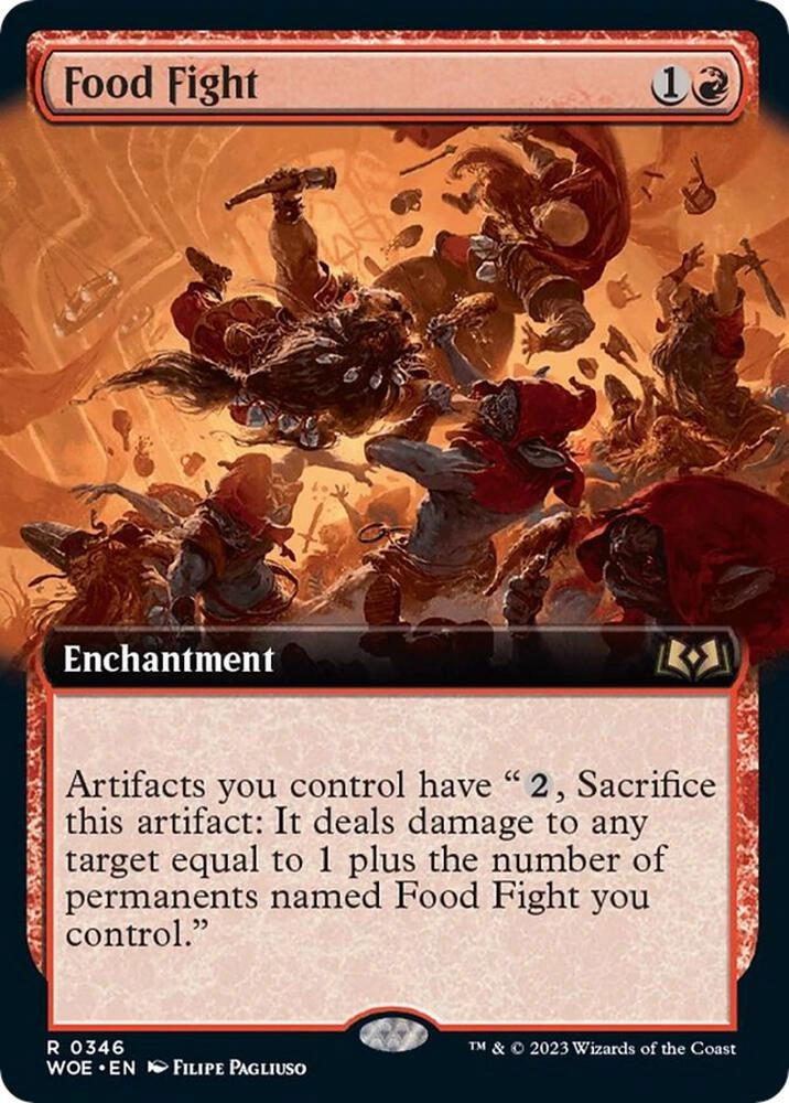 Food Fight (Extended Art) Foil