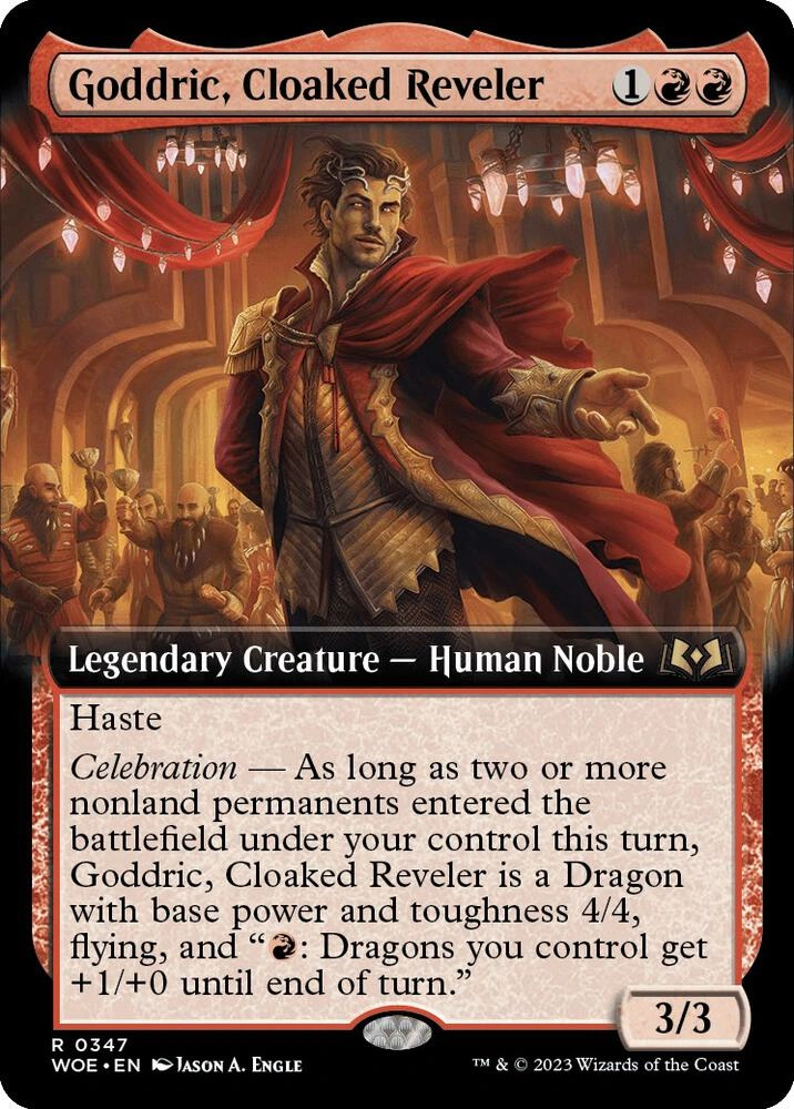 Goddric, Cloaked Reveler (Extended Art) Foil