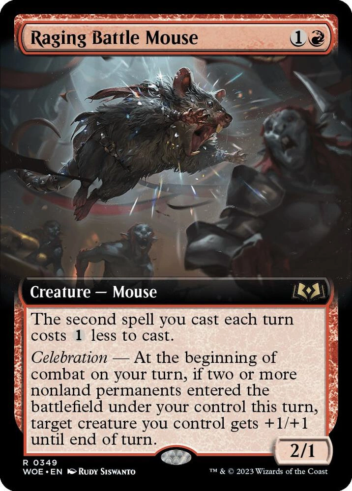 Raging Battle Mouse (Extended Art) Foil