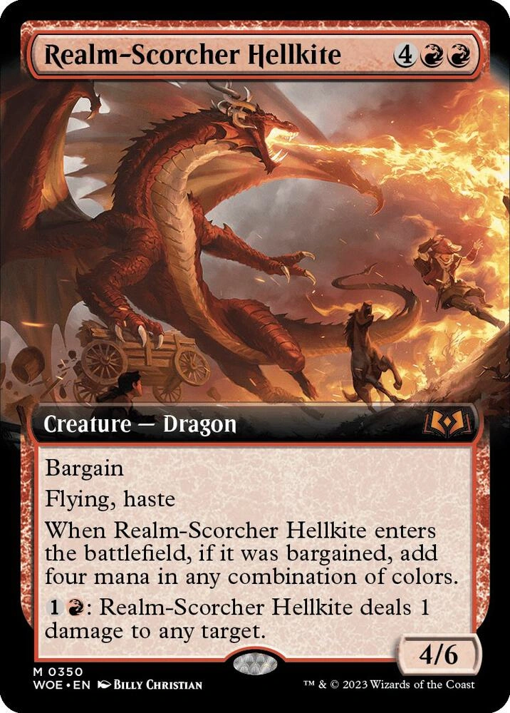 Realm-Scorcher Hellkite (Extended Art) Foil