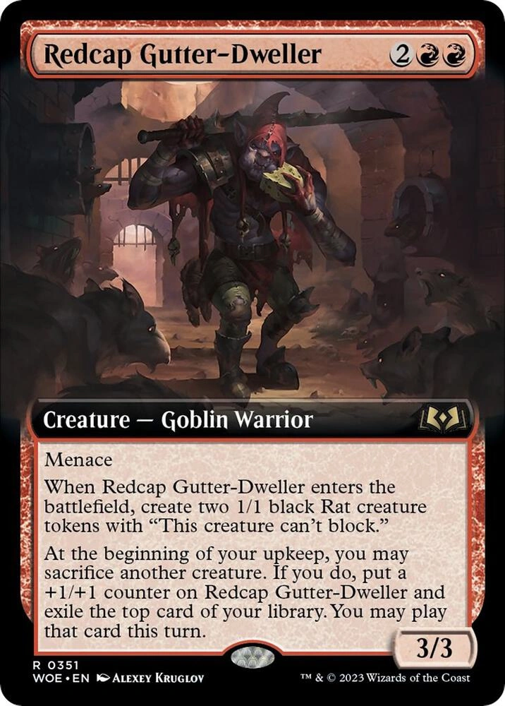 Redcap Gutter-Dweller (Extended Art) Foil