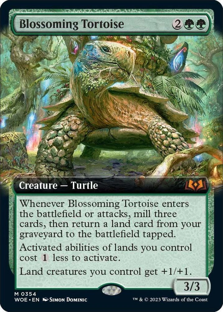 Blossoming Tortoise (Extended Art) Foil