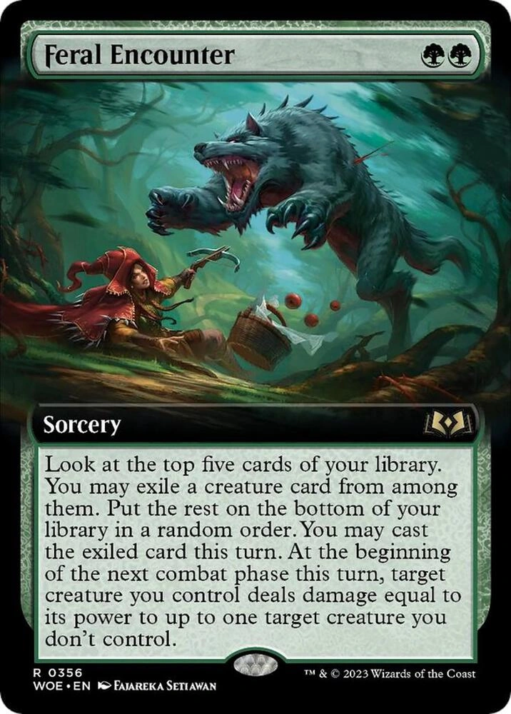 Feral Encounter (Extended Art) Foil