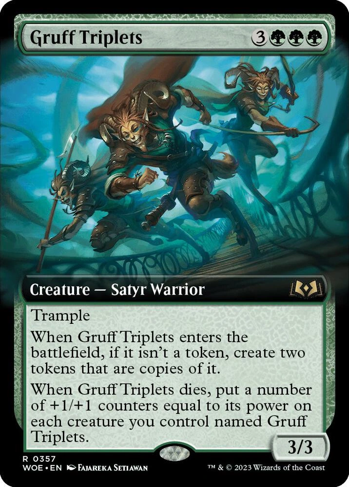Gruff Triplets (Extended Art) Foil