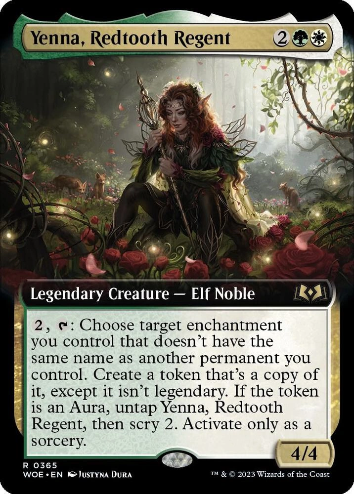 Yenna, Redtooth Regent (Extended Art) Foil