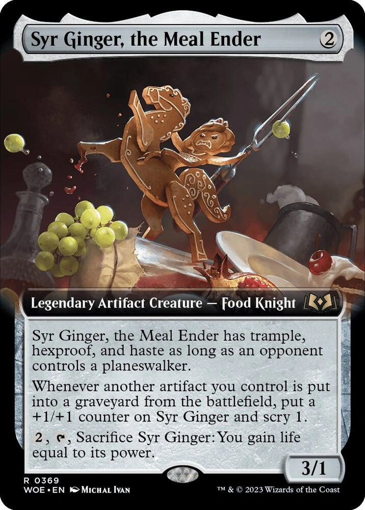 Syr Ginger, the Meal Ender (Extended Art) Foil
