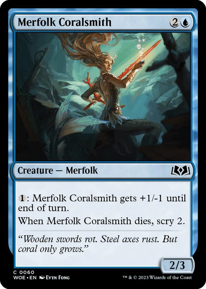 Merfolk Coralsmith Foil