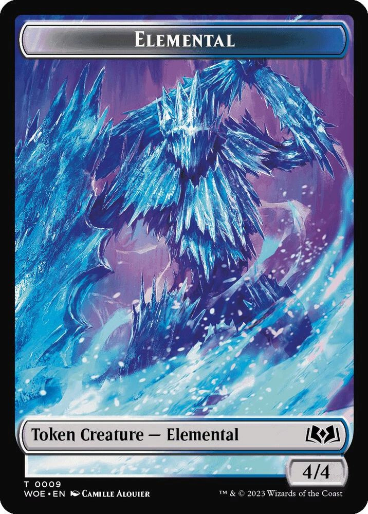 Elemental // Food (0013) Double-Sided Token Foil