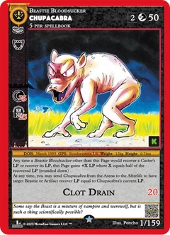 Chupacabra Reverse Holofoil 1