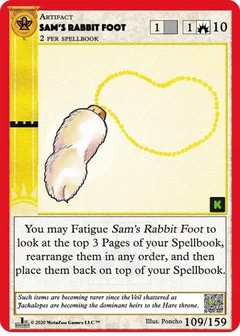 Sam's Rabbit Foot 109