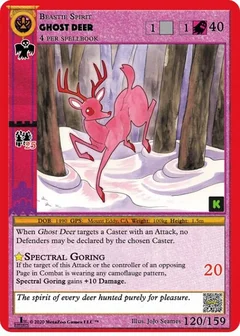 Ghost Deer Reverse Holofoil 120