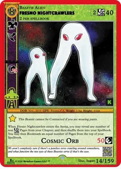 Fresno Nightcrawlers Holofoil 14