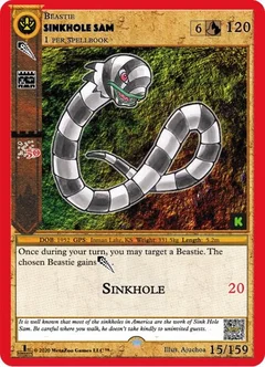 Sinkhole Sam Holofoil 15