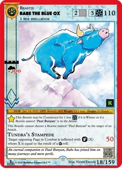 Babe The Blue Ox Holofoil 18