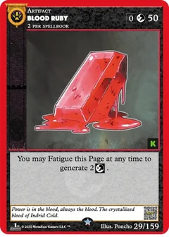 Blood Ruby Reverse Holofoil 29