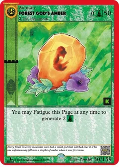 Forest God's Amber Holofoil 30