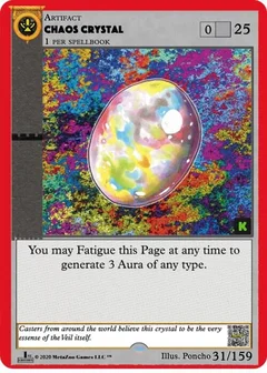Chaos Crystal Reverse Holofoil 31