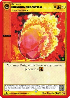 Unending Fire Crystal Reverse Holofoil 34