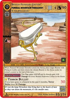 Funeral Mountain Terrashot Reverse Holofoil 83