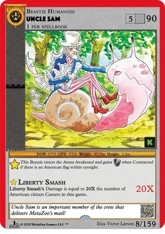 Uncle Sam Holofoil 8