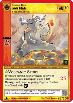 Lava Bear 92