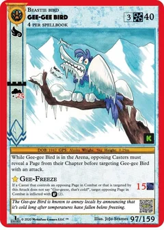Gee-Gee Bird Reverse Holofoil 97