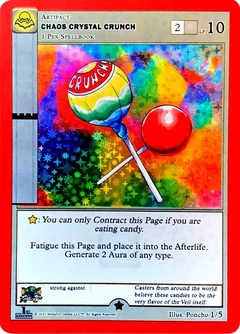 Chaos Crystal Crunch (First Edition) Holofoil 1/5