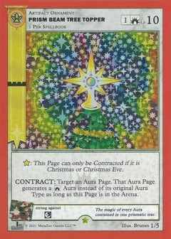 Prism Beam Tree Topper (First Edition) Holofoil 1/5