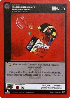 Headless Horseman's Pumpkin Gummies (First Edition) Holofoil 3/5