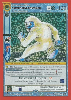 Abominable Snowman (Second Edition) Holofoil 3/5