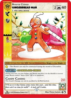 Gingerbread Man (First Edition) Holofoil 4/5