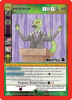 Reptoid Ruler Holofoil 1/12