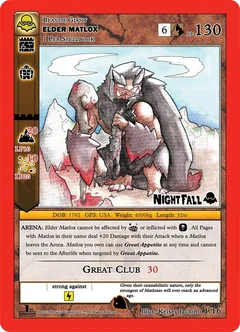 Elder Matlox Holofoil 1/16
