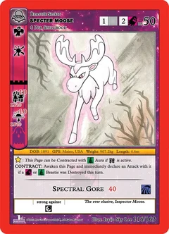Specter Moose Reverse Holofoil 116/163