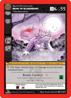Beast of Bladenboro Reverse Holofoil 42/163
