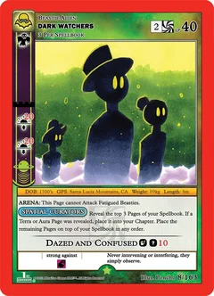 Dark Watchers Reverse Holofoil 8/163