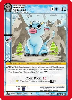 Chibi Babe the Blue Ox Reverse Holofoil 103/165