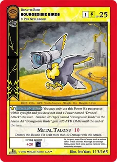 Bourgeoisie Birds Reverse Holofoil 113/165