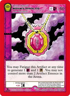 Medium's Crystal Eye Reverse Holofoil 30/165