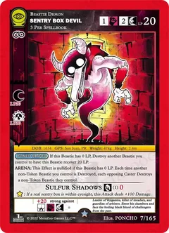 Sentry Box Devil Reverse Holofoil 7/165