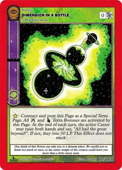 Dimension in a Bottle Reverse Holofoil 80/165