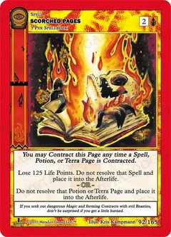 Scorched Pages Reverse Holofoil 92/165