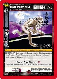 Beast of Bray Road Holofoil 1/10
