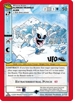 Alaskan Triangle Alien Holofoil 1/10