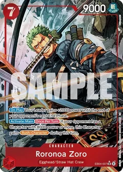 Roronoa Zoro (EB04-007) (Alternate Art) EB04-007
