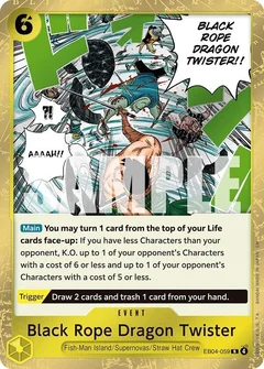 Black Rope Dragon Twister EB04-059